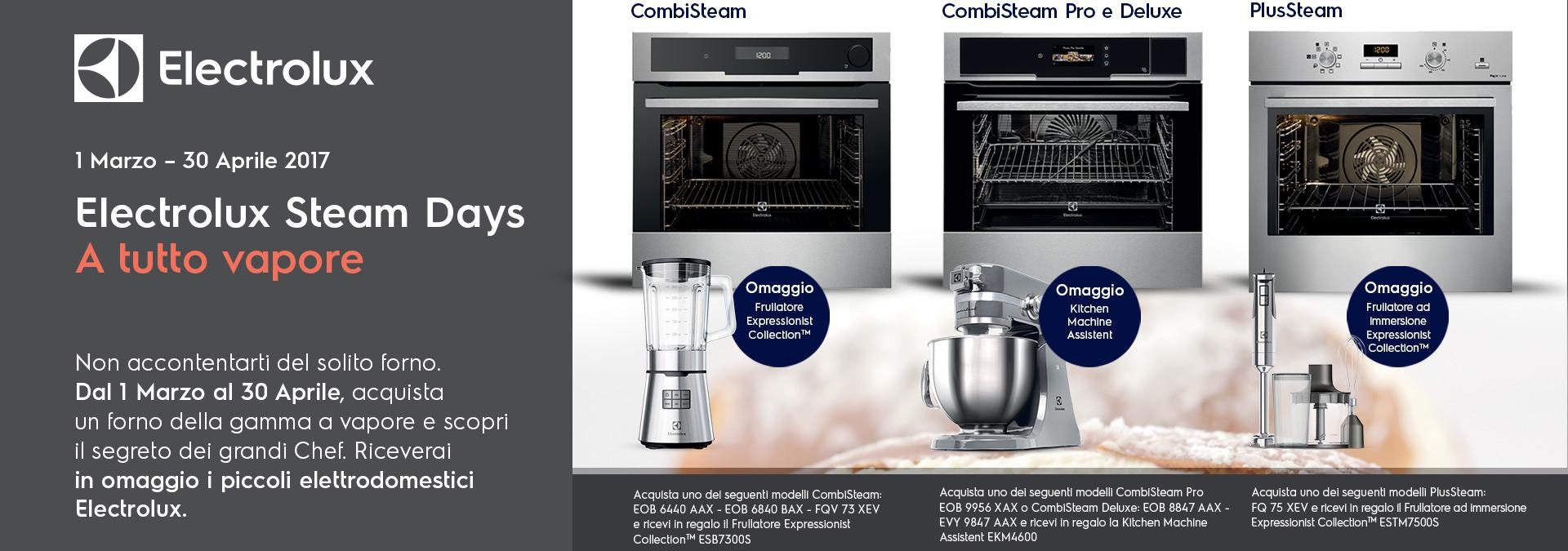 ELECTROLUX STEAM DAYS A TUTTO VAPORE